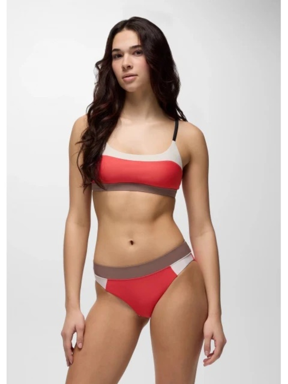 Prana Two Piece Swim Set Sz S/M Lahari Top Baja Bound Summer Wave Bottoms